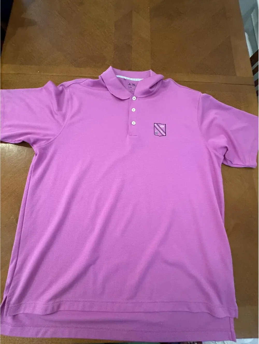 Adidas Climalite Pink Polo Shirt 2XL